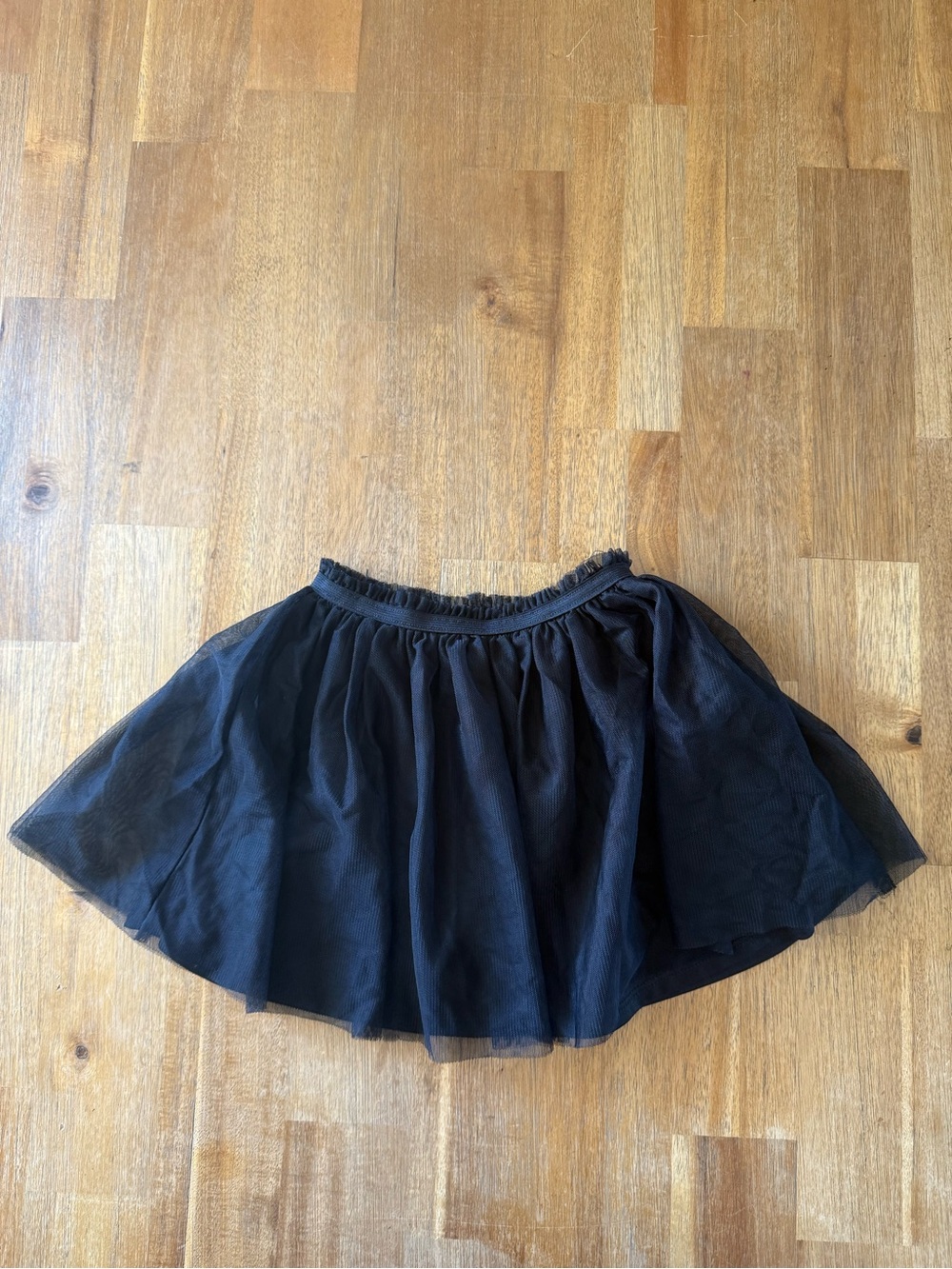 Peanuts Black Circle Skirt with Tulle Overlay Size 3T